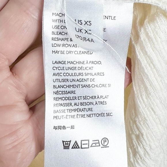 FREE PEOPLE BEACH Astr Ivory long v-neck collared Dress Cover-up - Picture 9 of 11